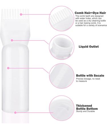DSHYUAUOCI Hair Oil Applicator - 160ml Reusable Bottle for At-Home Hair Dye & Salon Use | Perfect for Hair Coloring - Buy Online on GoSupps.com