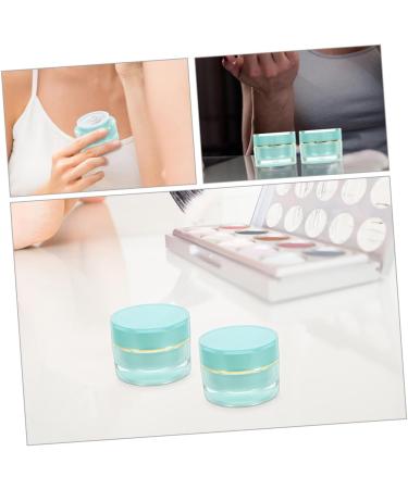 Healeved Cosmetic Bottle Refillable Cream Jar Wide Mouth Cream Jar Cream Jars with Lids Empty Cream Containers Wide Mouth Cream Container Small Cream Jar Acrylic Cream Bottle Travel Round - Buy Online on GoSupps.com