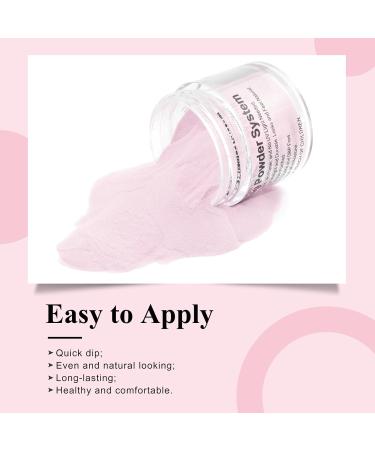 French Manicure Dipping Powder Set - Pink and White Colors - 28g/Box - No UV/LED Cure - Clear Natural Pink - 1oz - UKA - Buy Online on GoSupps.com
