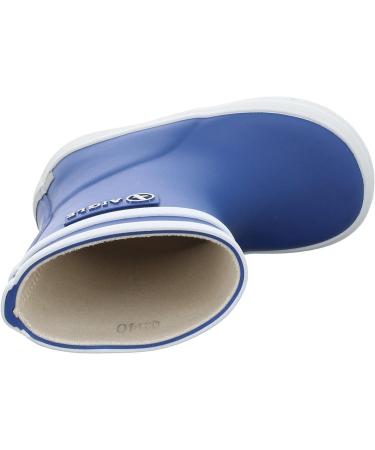 Aigle Unisex Kid's Baby Flac Wellington Boots 4.5 UK Child Blue - Waterproof Outdoor Footwear - Buy Online on GoSupps.com