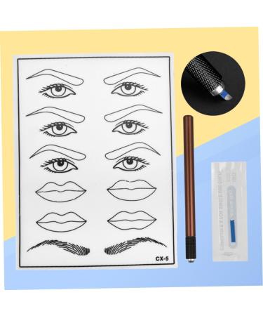 Beavorty 2pcs Microblading Pen Mouth End and White Single Eyebrow Semi-permanent Eye Kit Skin - Buy Online on GoSupps.com