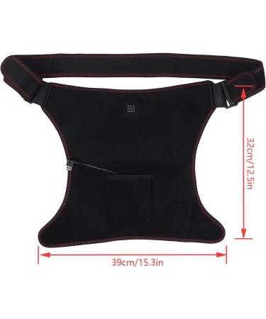 Adjustable Heating Hip Brace for Lower Back and Hip Support - USB Heated Groin Wrap for Sciatica Relief and Muscle Recovery - Buy Online on GoSupps.com