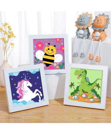 CEUHROG 6 Pack DIY Kids Paint-by-Number Kit | Easy Acrylic & Watercolor Painting Set for Beginners | Creative Arts & Crafts for Children - Buy Online on GoSupps.com
