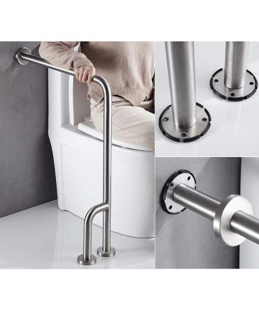 Bathroom Grab Bar Safety Support Rail Stainless Steel Shower Curved Grab Bar Wall Mounted Handrail Bracket Bathroom Balance Handle Restroom - Buy Online on GoSupps.com