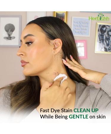Herbishh Hair Color Stain Remover Wipes - Skin Friendly Formula - 75 Wipes - Safe & Easy Hair Color Remover - Buy Online on GoSupps.com