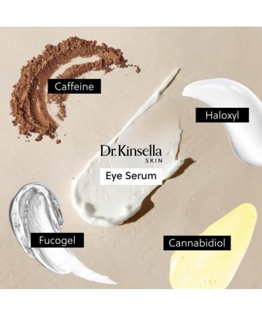 Dr. Kinsella Eye Serum Anti-Ageing Eye Cream for Dark Circles Puffiness & Eye Bags Infused with Hyaluronic Acid Vitamin C & Caffeine for Brighter Youthful Eyes - Buy Online on GoSupps.com