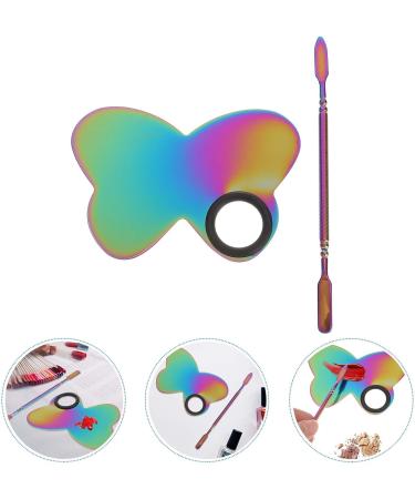 Palette de Maquillage Vide Spatule Inox Palette de M lange pour Nail Art Outil Manucure Professionnel Surface Lisse Facile Nettoyer Usage Cosm tique et Artistique - Buy Online on GoSupps.com