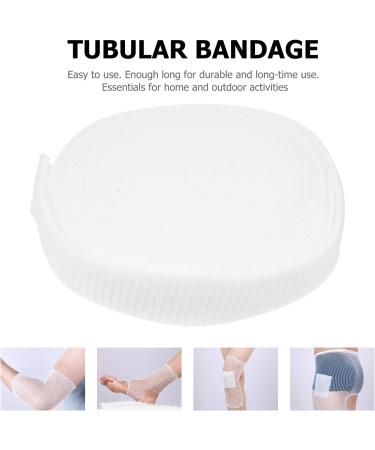 HEMOTON Tubular Knitted Socks Breathable Elastic Wound Care Dressings for Fingers Arms Toes Knees & Legs Ideal Stocking Stuffer 1000x3CM White - Buy Online on GoSupps.com