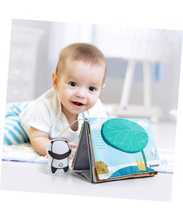 IFANLANDOR Panda Desk Calendar Cloth Book - Baby Mirror Toy and Puzzle Books for Babies 0-6 Months - Children's Animal Cognition Book - Handcrafted Cloth Baby Books and Toys - Buy Online on GoSupps.com