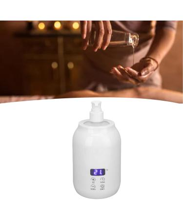 Massage Oil Heater Bottle Warmer for Essential Oils - LED Touch Control Adjustable Temperature Travel-Friendly with EU Connector - Buy Online on GoSupps.com
