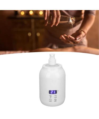 Tonysa Massage Oil Heater Massage Oil Heater Bottle Warmer LED Display Touch Control Temperature Adjustment Essential Oil Bottle Warmer EU Plug