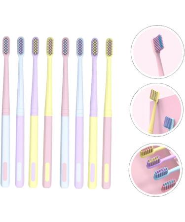 Gleavi 8-Pack Manual Toothbrush Set - Soft & Sensitive Ice Cream Designs for Kids & Family | Reusable Travel-Friendly Eco-Friendly Plastic - Buy Online on GoSupps.com