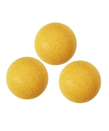 FRCOLOR 9 Pcs Konjac Charcoal Facial Sponges - Natural Cleansing & Exfoliating Face Wash Puffs (3 Yellow Sponges - Buy Online on GoSupps.com