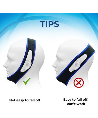2022 Upgraded Anti-Snoring Chin Strap - Stop Snoring for Good! Adjustable Device for Men and Women - Buy Online on GoSupps.com
