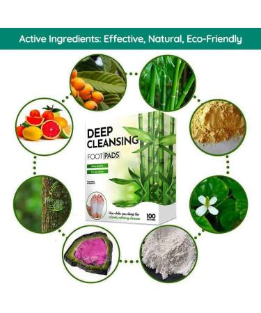 WisePatch Foot Pads 100 PCS - Natural Detox Foot Patches for Body Cleansing - Buy Online on GoSupps.com