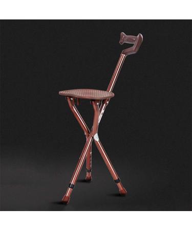 Stool Crutches Chair Portable Folding Crutches Seat with LED Lights Crutches Five Positions are Adjustable Crutches to Send Parents Best Gift Blueb - Buy Online on GoSupps.com