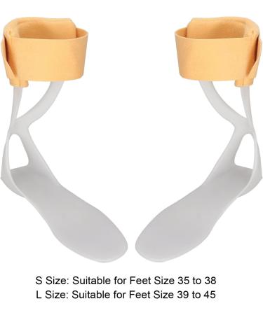 Ankle Foot Orthosis Support Foot Drop Brace Drop Foot Brace Drop Foot Brace Orthosis Ankle Brace Support Plantar Fasciitis Night Splint Orthopedic for Plantar Fasciitis(S-R) S R - Buy Online on GoSupps.com