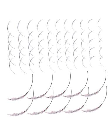 DRESSOOS 1 Box glitter false eyelashes glitter spike lashes glitter lash clusters colored lash strips fake eyelash kit para pesta as lash extension High-grade fiber Miss shine extend