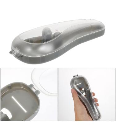 Homsfou Electric Razor Storage Box - Hard Shell Organizer for Male Razors & Shavers - Waterproof Shower Case for Blade Safety - Miss Gray - Buy Online on GoSupps.com
