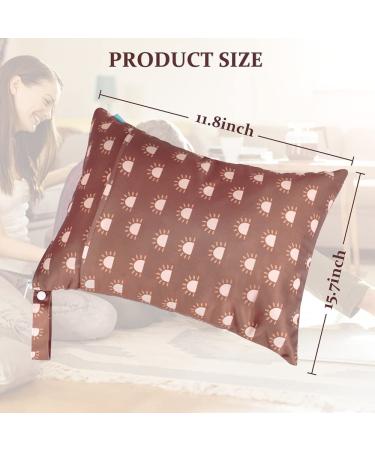 2 pcs/set Wet Dry Bags for Baby Cloth Diapers - Reusable Washable Travel Bags with Two Zippered Pockets, Orange - Buy Online on GoSupps.com