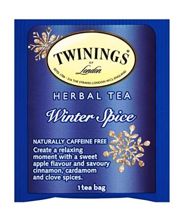 Twinings Herbal Tea Winter Spice - Caffeine Free 20 Bags | Warm & Cozy Blend - Buy Online on GoSupps.com