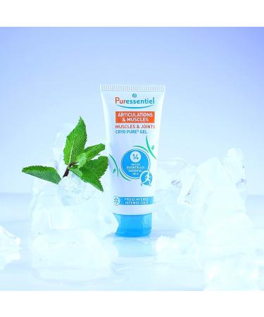 Puressentiel Muscles & Joints Cryo Pure Gel - Instant Relief with 100% Natural Ingredients - 2.7 fl oz - Buy Online on GoSupps.com