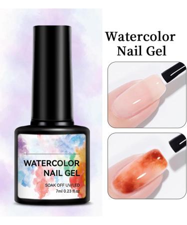  Ynnhik Gel Nails with Flowers Flower Nail Gel - UV-Directed Nail Art - High-Performance Painted Effect Everyday Beauty Accessories - Buy Online on GoSupps.com