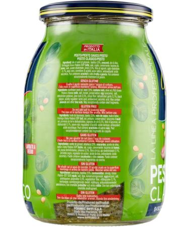  Italian Gourmet E.R. Biffi Linea Pesto classico professional 100% basilic italien sauce p tes 980 g + polpa gourmet italien 400 g - Buy Online on GoSupps.com