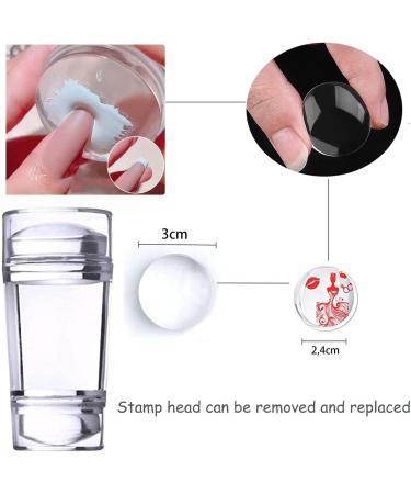 JEEWHEET 12pcs Nail Stamping Templates Plate Set for Nail Art - Summer Rose, Flower, Animal, Mandala, Mermaid, Christmas Designs - Includes Scraper, Silicone Stamper, Storage Bag - Stamping Plates - Buy Online on GoSupps.com