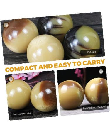 Magiclulu Handmade Horn Fitness Balls - 2-Piece Set for Hand Massage Meditation & Carpal Tunnel Relief - Ideal Hand Massager Tool - Buy Online on GoSupps.com