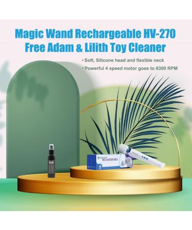 Green Cosmos HV-270 Rechargeable Magic Wand | Deep Tissue Therapy & Sports Recovery | Adam & Lilith Toy Cleanse | International Shipping - Buy Online on GoSupps.com