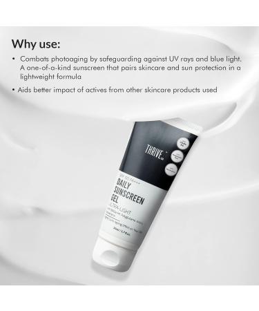 Sheltr Ultra-Light Daily Sunscreen Gel SPF 50 PA+++ | Mineral-Based UVA/UVB Protection | Anti-Aging Hydration for All Skin Types - 50ml - Buy Online on GoSupps.com