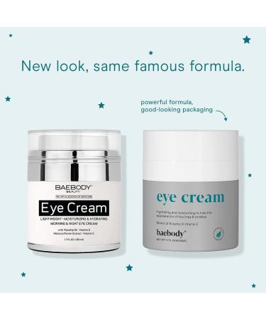 Baebody Eye Cream - Anti-Aging Dark Circles Puffiness & Bags - Moisturizing Day & Night Formula (1.7 oz - Buy Online on GoSupps.com