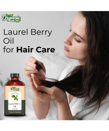 Organic Zing Laurel Berry Oil Cosmetic Grade (118 ml / 3.99 fl oz) - Botanical Oil for Skin Care Hair Blends Massage Oils & DIY Formulations - Buy Online on GoSupps.com