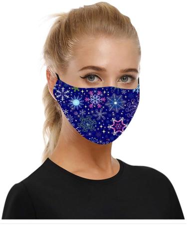 Buy Cinnamou Women's Reusable Mouth Cloth - Washable Anti-Dust & Sun Protection Bandana | 3D Starry Sky Print Bicycle Scarf - Buy Online on GoSupps.com