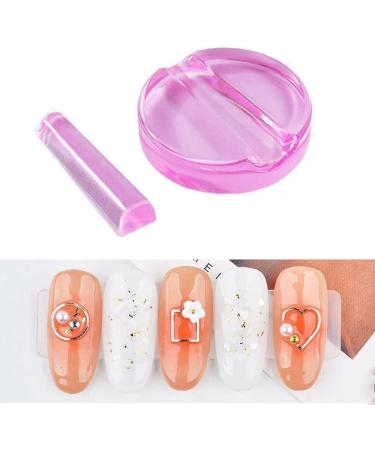 Kapmore Mini Nail Metal Bending Tool Set 2 Acrylic Portable Diy Pink Embossed Mold Nail Tool Equipment Hollow Frame Art - Buy Online on GoSupps.com