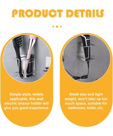 IPetBoom 2-Pack Razor Hooker Electrorasiser Holder - Rustproof Metal Wall Organizer for Electric Shaver & Razor - Buy Online on GoSupps.com