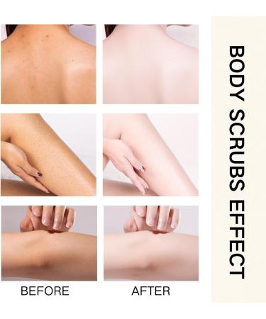 Body Exfoliator - Rice Face Scrub Exfoliator - Body Scrub - Deep Cleansing - Even Skin Tone - Long Lasting Moisturizing - Fade Skin Fine Lines - Easy to Absorb Rice Fragrance - Skin Care Gift - Buy Online on GoSupps.com