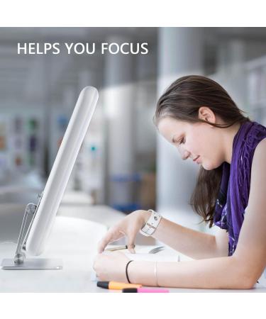 Large Light Therapy lamp Bright White 10000 lux 12 in High Illumination Wake-up Light Alarm Multiple Sets of White Noise - Buy Online on GoSupps.com