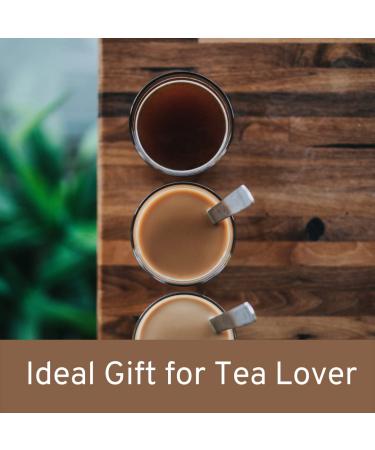 Tea Gift Set for Tea Lovers - 12 Uniquely Flavored Teas, Honey Straws, Insulated Tumbler Cup - Buy Online on GoSupps.com