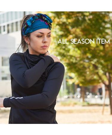 Tie-Dye Womens & Mens Workout Headband Hand-dyed Elastic Hippie Tie Sweatband for Sports & Fashion - Buy Online on GoSupps.com