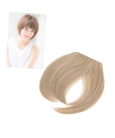 Housoutil Piece Clip in Bangs Human Hair Extensions Bangs Straight Flat Clip on Fringe Front Hair Extensions Front Hair Bangs French Bangs Fringe European and American Hair Clip medium As Shown