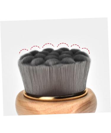 minkissy Facial Cleaning Brush Face Brush Cleansing Brush Face Cleaner Brush Cleanser Brush Face Cleaning Brush Exfoliating Facial Brush Skin Cleaning Brush Wooden Handle Scrubber Bamboo - Buy Online on GoSupps.com
