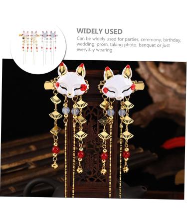 COHEALI 2 pairs hair jewelry rite ball goen party hair clips for girls hair styling accessories girls hair accessory flower girl the bell walk headgear women's hair accessories alloy - Buy Online on GoSupps.com