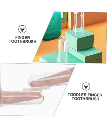 Buy Anneomas Finger Toothbrush Set | Ideal for Toddlers & Pets - Gentle Mouth Cleaning - Buy Online on GoSupps.com