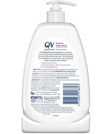 EGO QV Dermcare Eczema Daily Wash 350ml - Buy Online on GoSupps.com