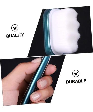 Minkissy Soft Toothbrush Set - 4 PCS Adult Travel Toothbrushes & Hotel Accessories - Gentle Fur Toothbrush for Daily Care & Prosthesis Cleaning - Ideal for Expecting Mothers - Buy Online on GoSupps.com
