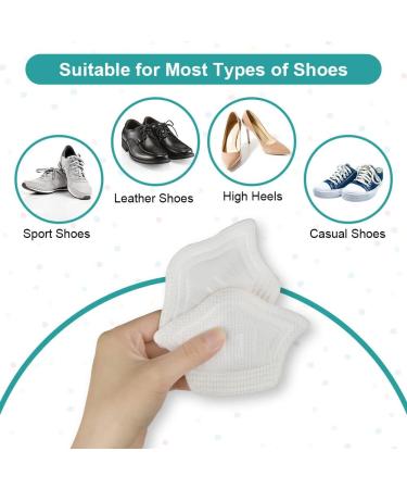 ACWOO 8pcs Heel Grips & Cushion Inserts Strong Adhesive, Anti-Blister Shoe Pads for Loose Shoes - Women & Men (10mm) - Buy Online on GoSupps.com