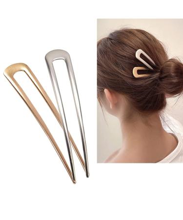 VASEMELE U-Shaped Hair Needles - 6 Pcs French Style Hair Clips for Updos & Chignons - Buy Online on GoSupps.com