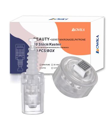 Bowka 3dl nano needles patron microneedling pen 10 pieces universal model replacement needles adjustable Electric Derma Pen (3DL nano bajonett) 10 pieces 3DL nano bajonett